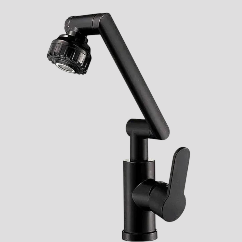 Robinet Mitigeur de Cuisine à Double Jet Métal