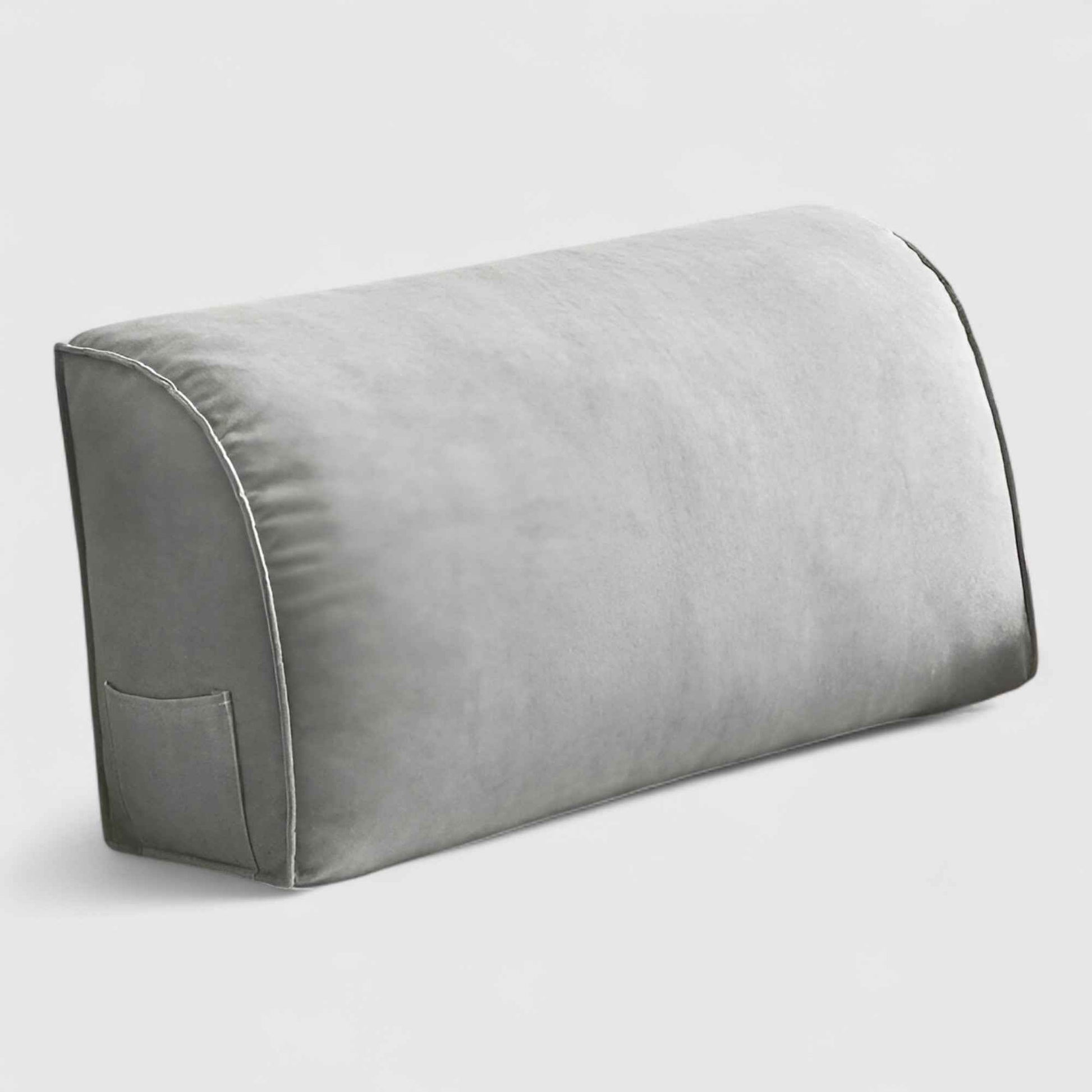 Coussins lombaires : Coussin Lombaire en Polyester – Coussin Lombaire Soutien Doux et Lavable dans Gris Clair de Marche Lino