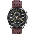 MultiSteel Chronograph Herren, Lederarmband, elegant und präzise