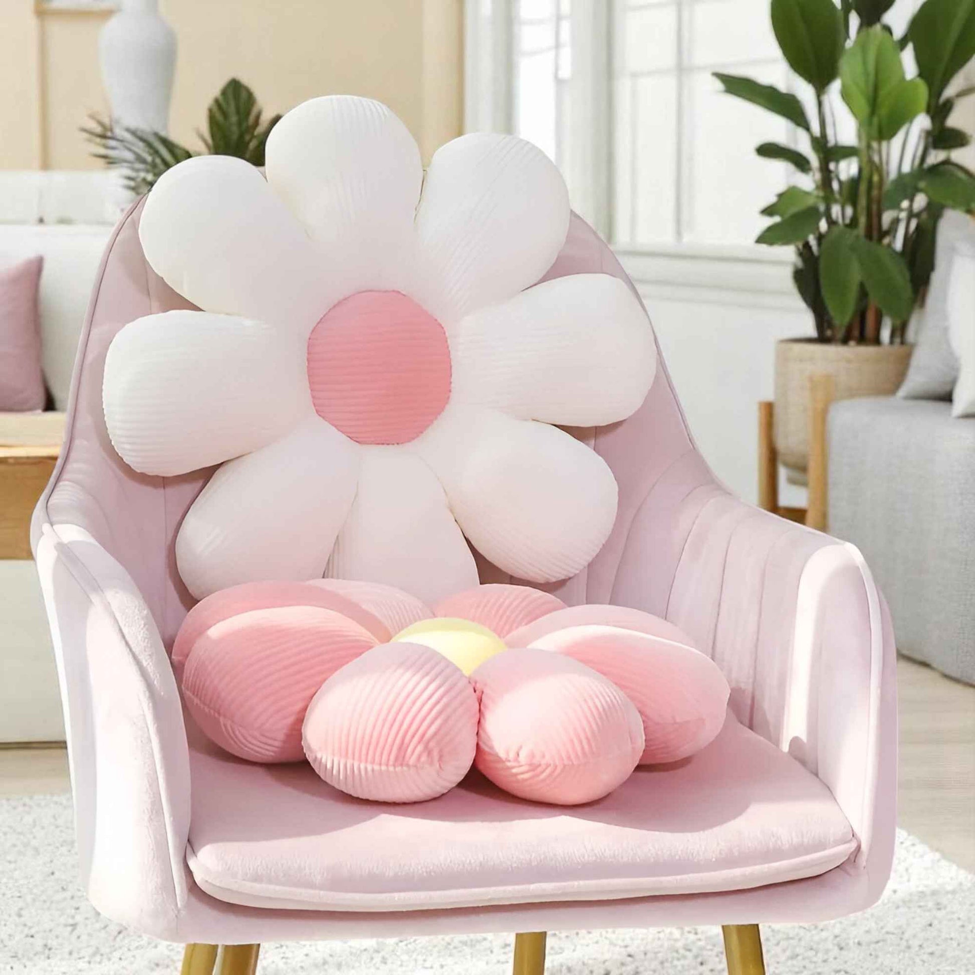 Tapis : Tapis Décoratif Fleurs Élégantes pour un Salon Chic et Accueillant dans de Marche Lino