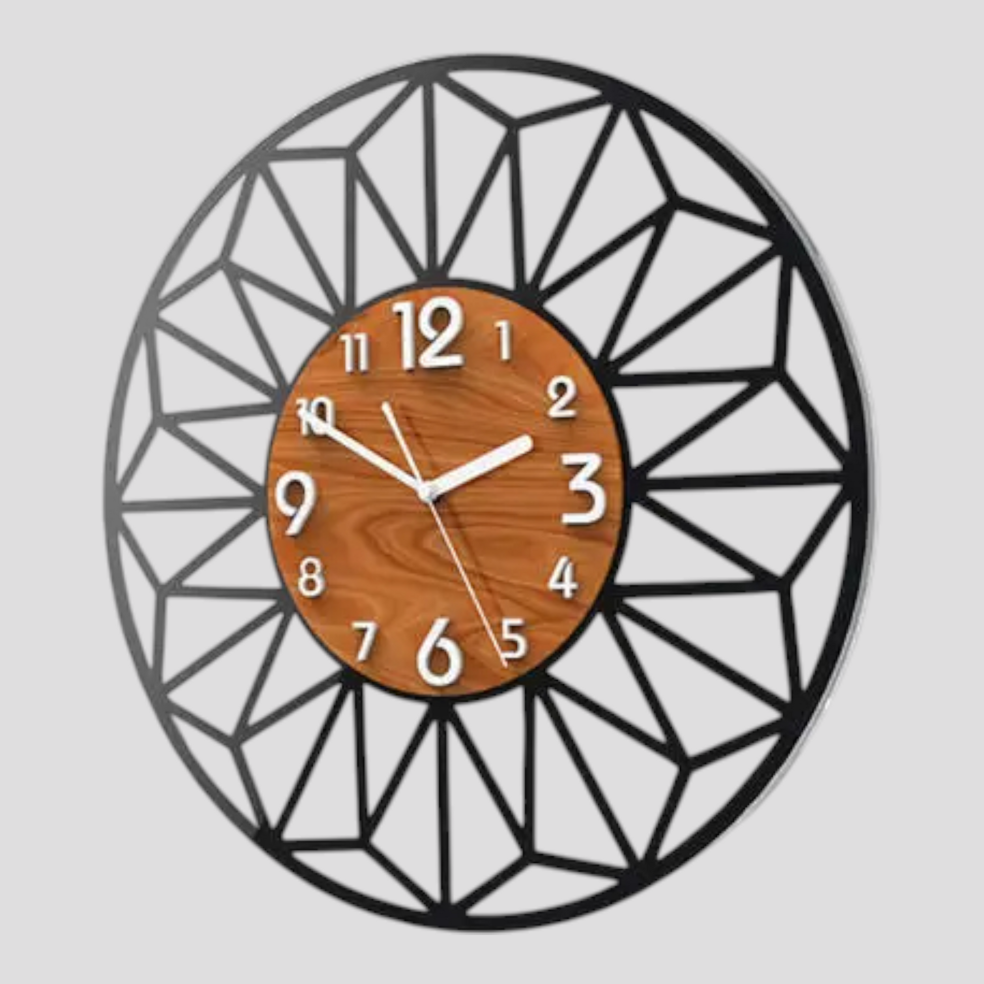 Horloge Murale en Bois au Design Élégant
