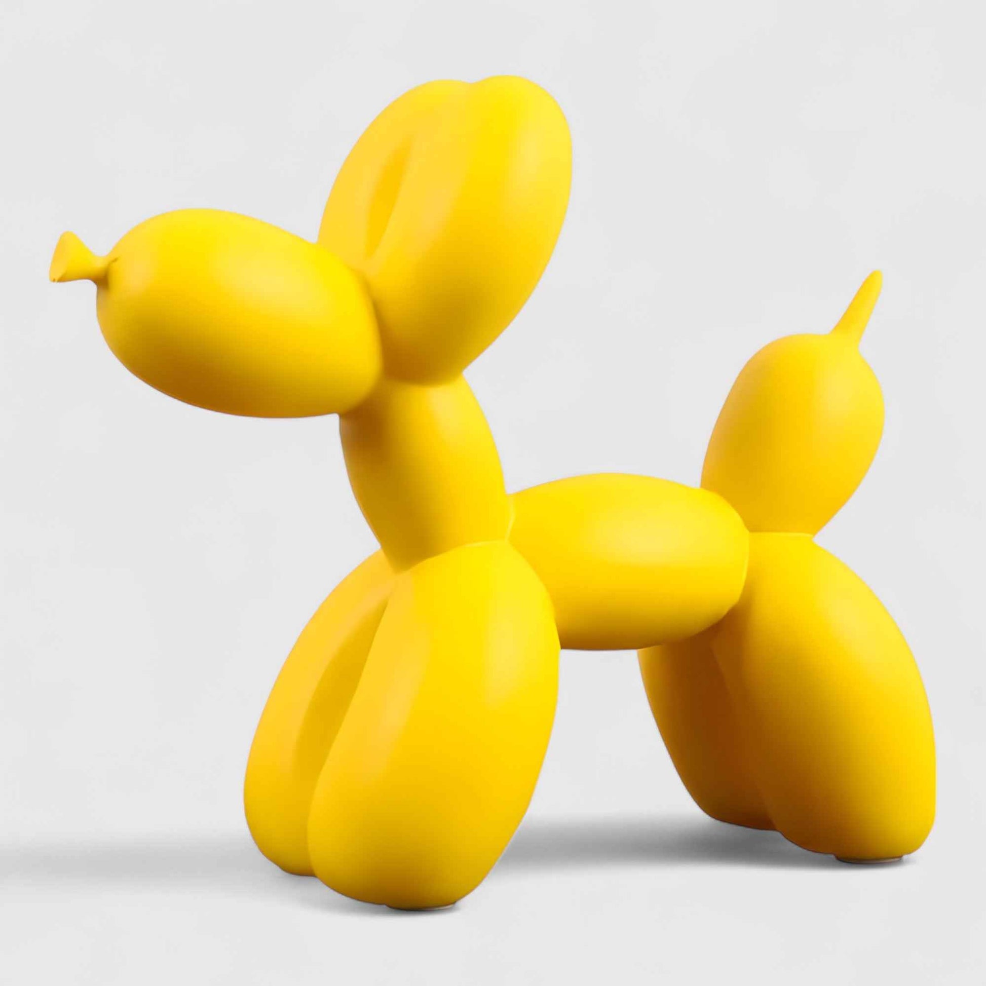 Statues et figurines : Décoration de Table Chien Ballon Résine Scandinave dans Jaune de Marche Lino