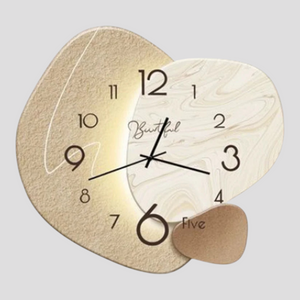 Horloge murale quartz silencieuse – Design moderne