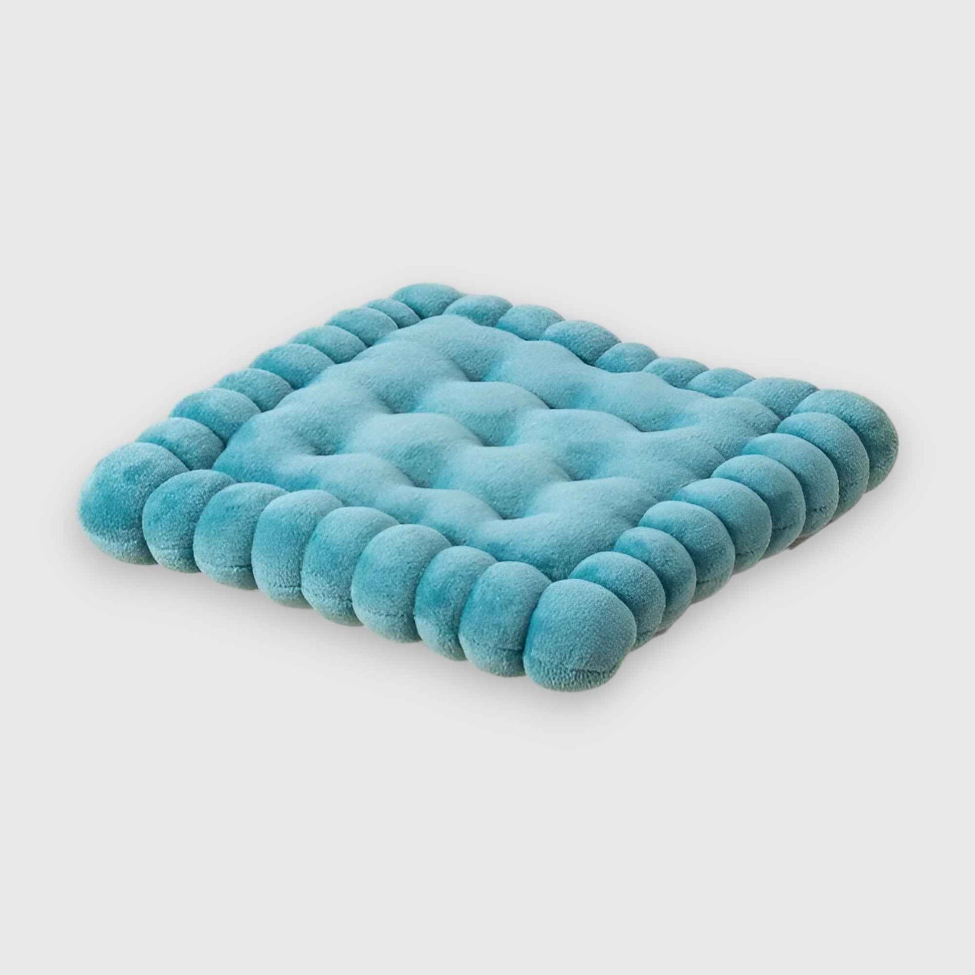 Coussins : Coussin en Velours Décoratif pour Canapé - Coussin Carré en Velours de Lait pour Embellir Votre Salon dans Bleu 40x42cm de Marche Lino