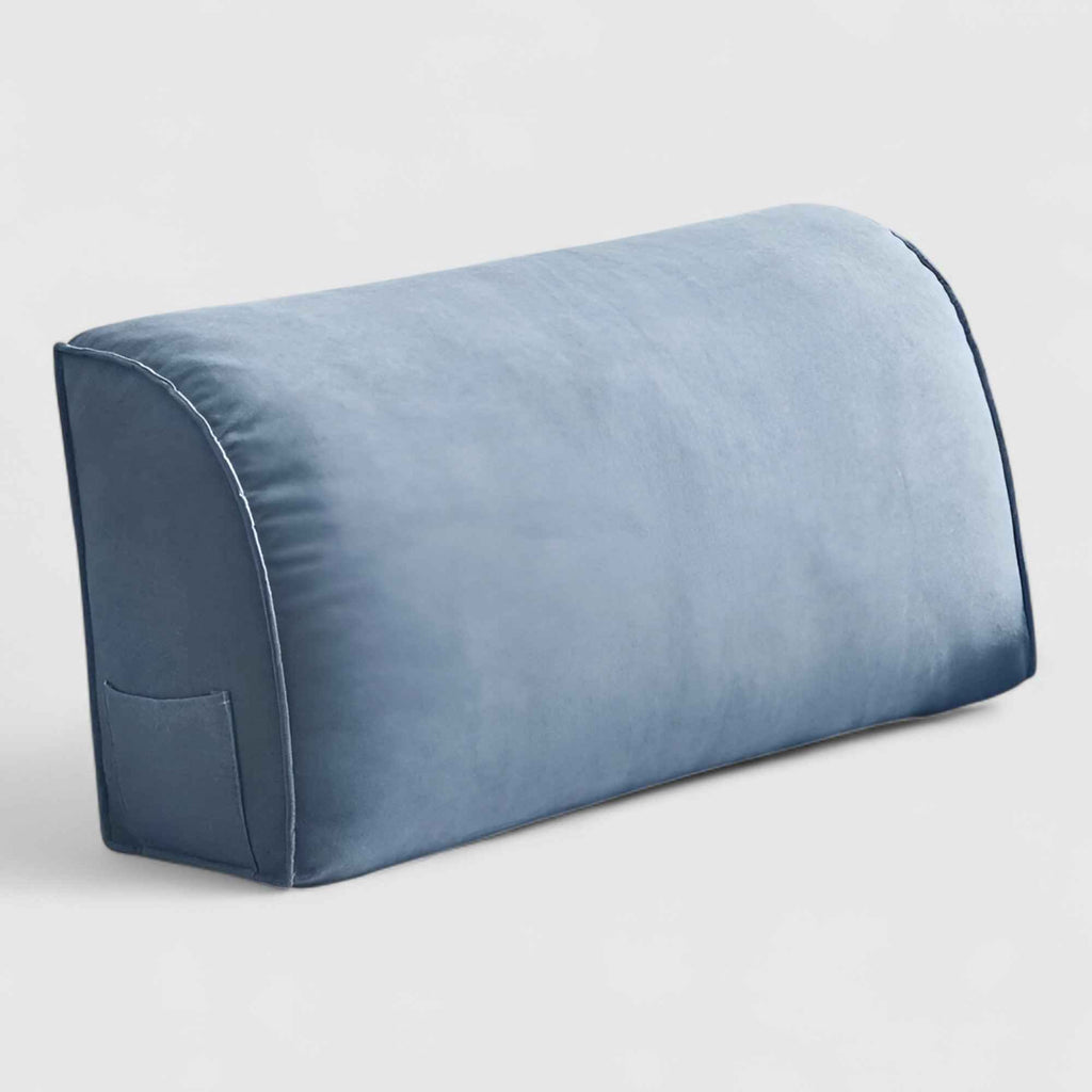 Coussins lombaires : Coussin Lombaire en Polyester – Coussin Lombaire Soutien Doux et Lavable dans Bleu Marine de Marche Lino