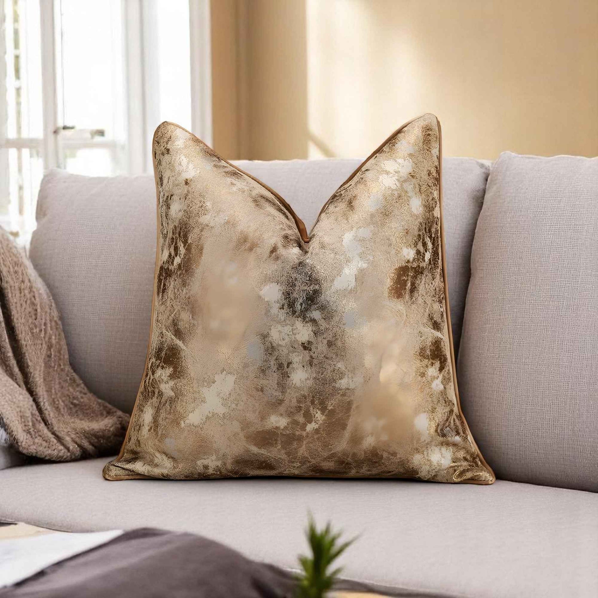 Coussins décoratifs : Coussin Décoratif Canapé en Tissu Élégant pour un Style Raffiné dans de Marche Lino