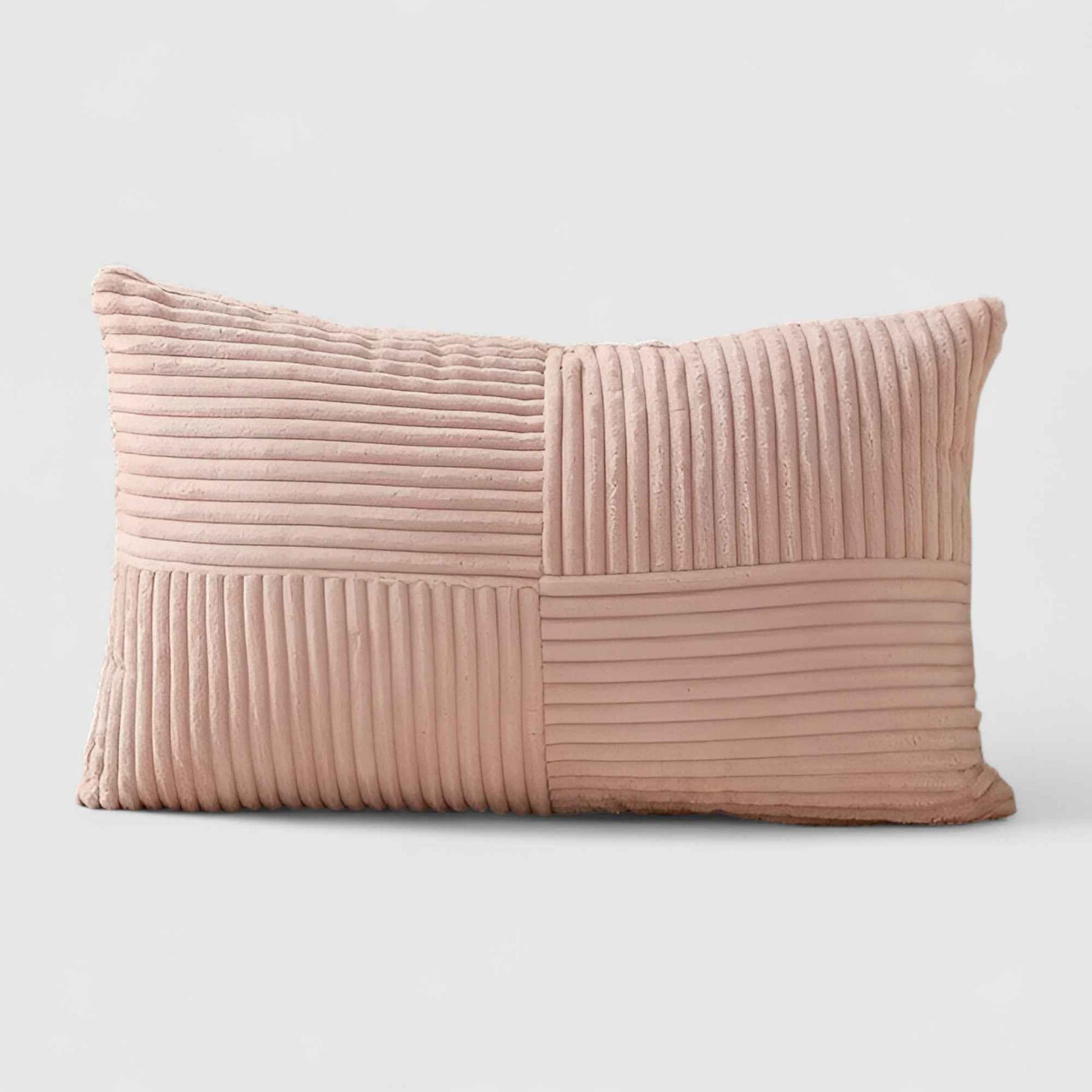 Housses de coussin : Couvercle de Coussin en Velours Côtelé 30x50 cm dans Fuchsia-rose 30cm x 50cm de Marche Lino