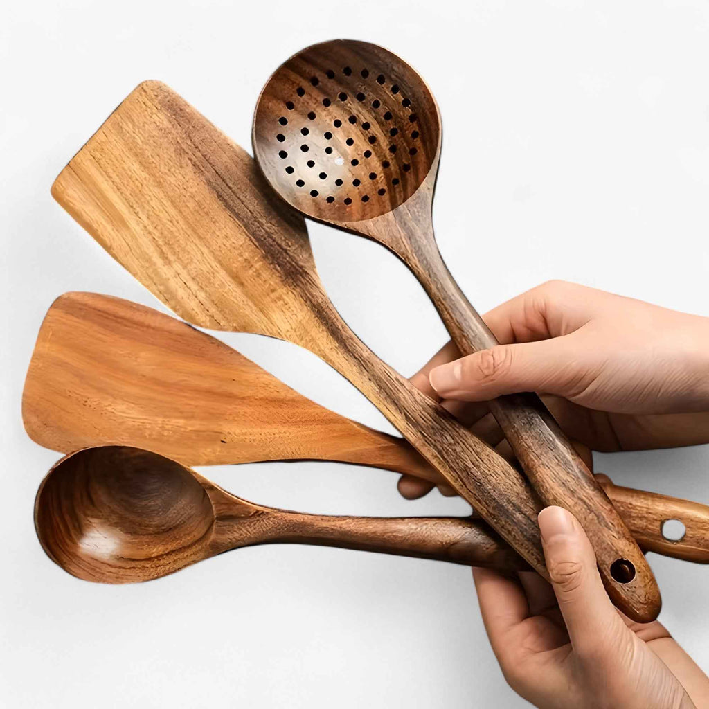 Ensemble de cuisine en bois – sûr, durable et polyvalent