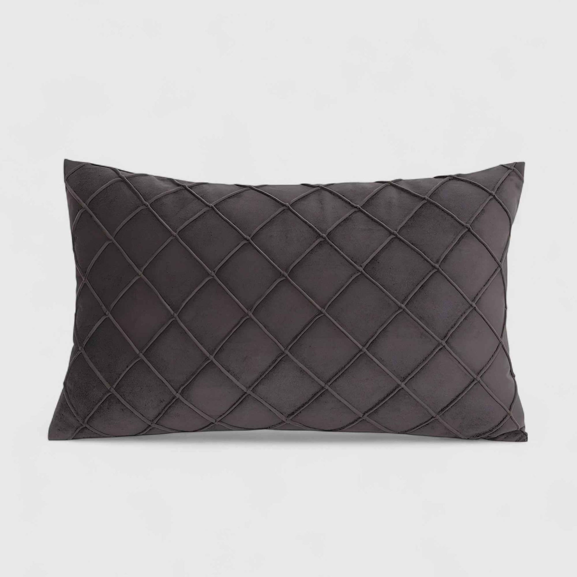 Housses de coussin : Housse de Coussin Grise Scandinave en Polyester élégante et moderne dans de Marche Lino