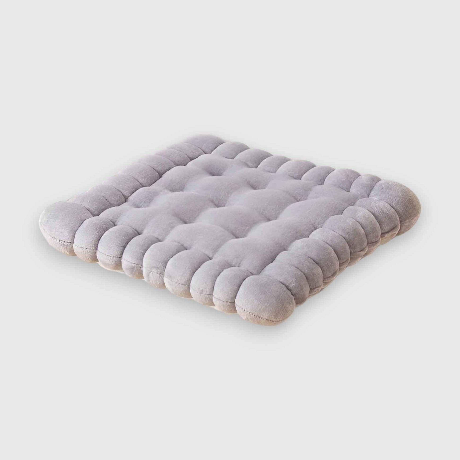 Coussins : Coussin en Velours Décoratif pour Canapé - Coussin Carré en Velours de Lait pour Embellir Votre Salon dans Gris 40x42cm de Marche Lino