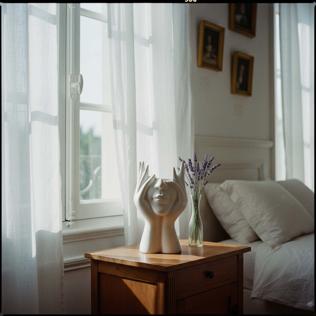 Support de Rangement en Forme de Visage pour Figurines – Vinyle