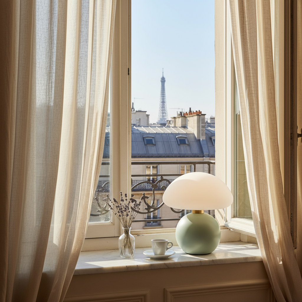 Lampe de Table LED avec Prise USB – Métal et Acrylique