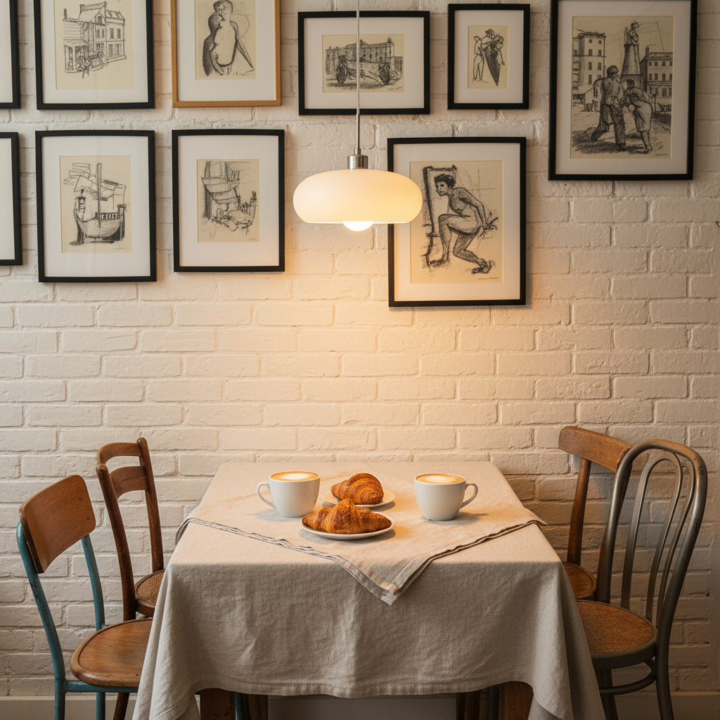 Suspension de plafond en verre – Design moderne