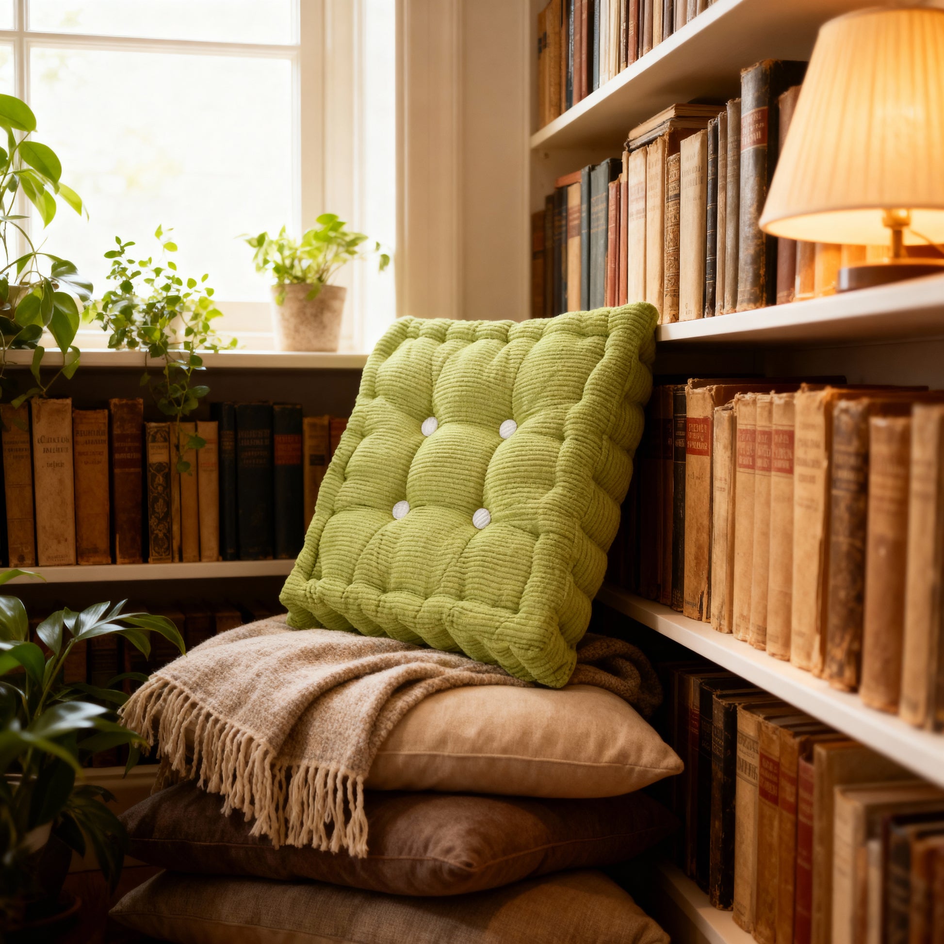 Coussin de Méditation 40x40 Cm en Coton