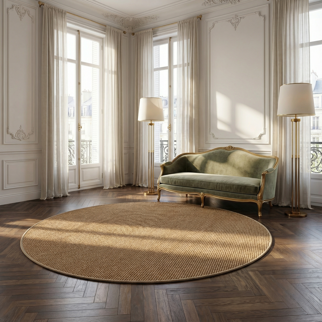 Tapis Rond Moderne Pour Salon