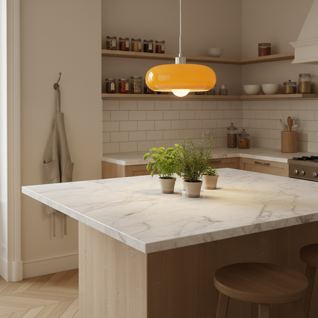 Suspension de plafond en verre – Design moderne