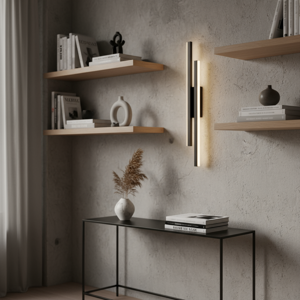 Applique Murale LED Design Moderne – Finition Cuivrée