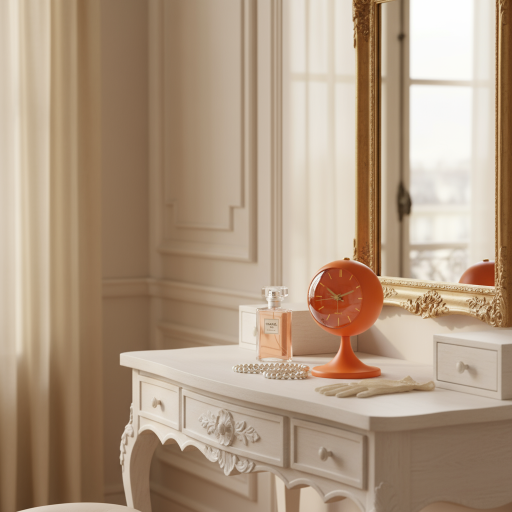 Réveil de Table Élégant – Aiguilles Luminescentes – Style Moderne