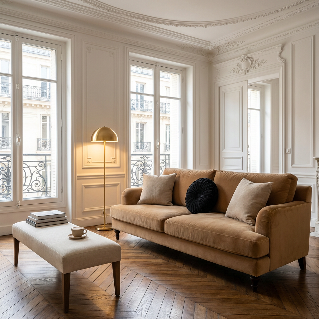 Coussin Rond Plissé 3D en Velours – 3 cm – Déco Canapé ou Bureau