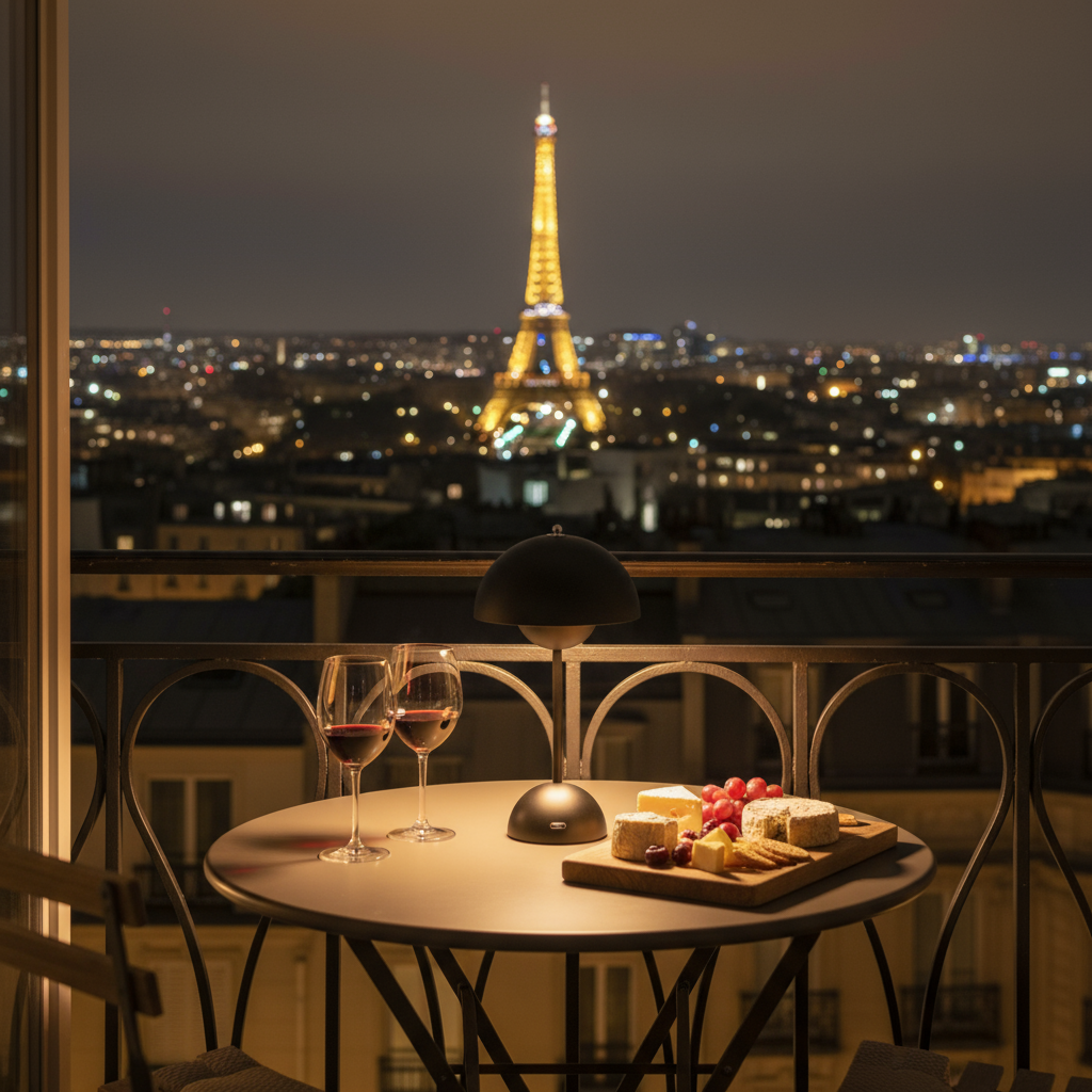 Lampe de Table LED Rechargeable USB – Design Champignon, 30 cm