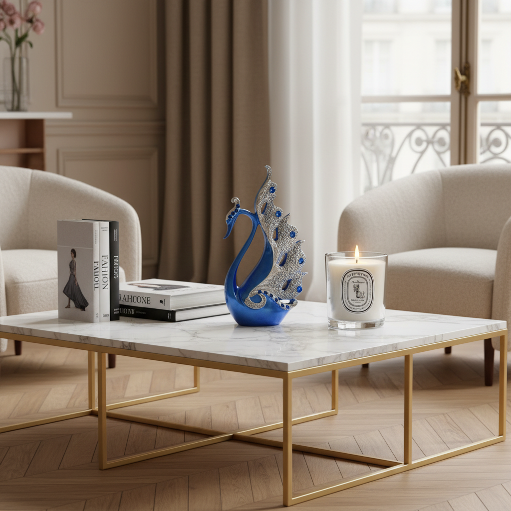 Dekorativ Figur i Harpiks Design Figurer i Moderne Stil