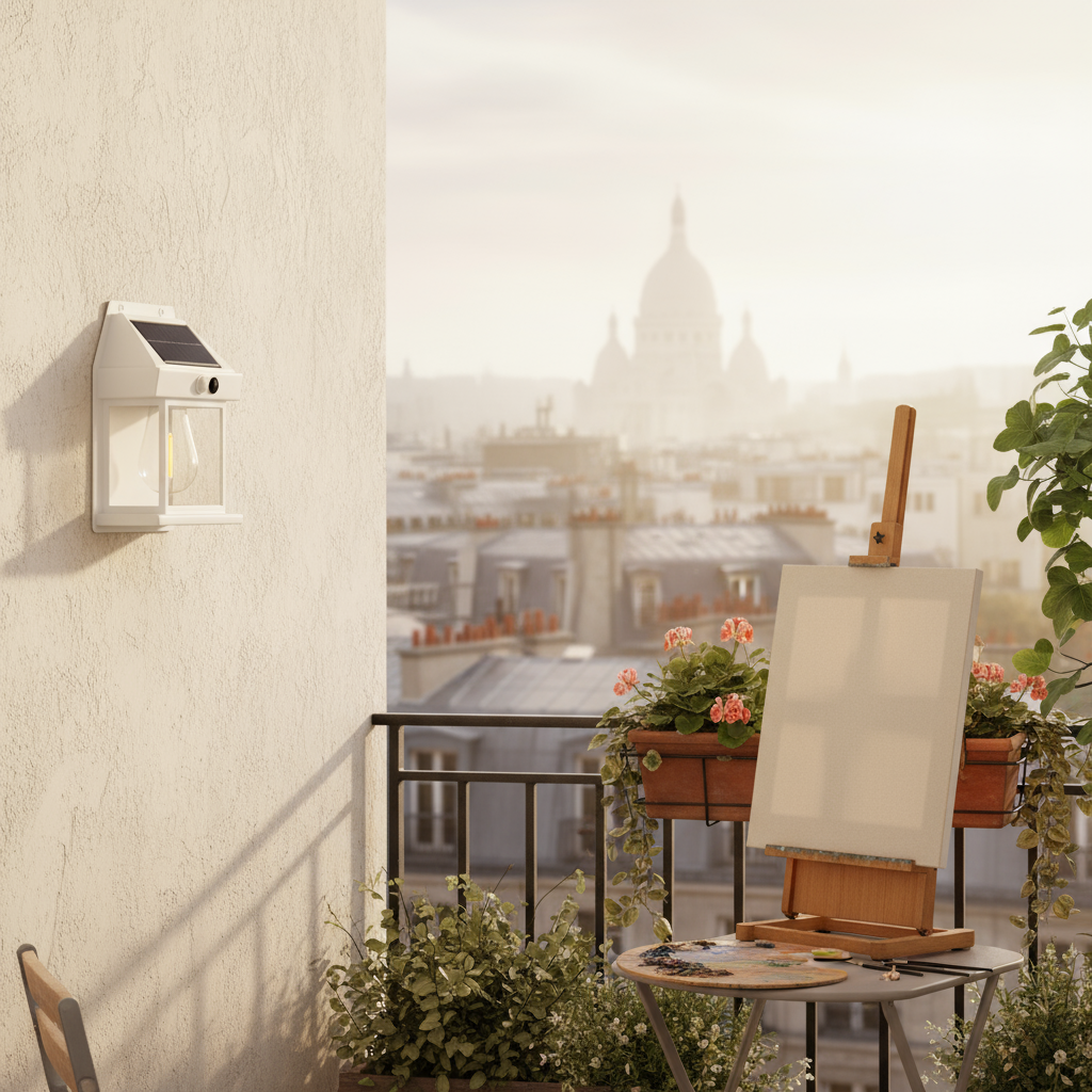 Applique Murale Solaire Extérieure avec Détecteur de Mouvement