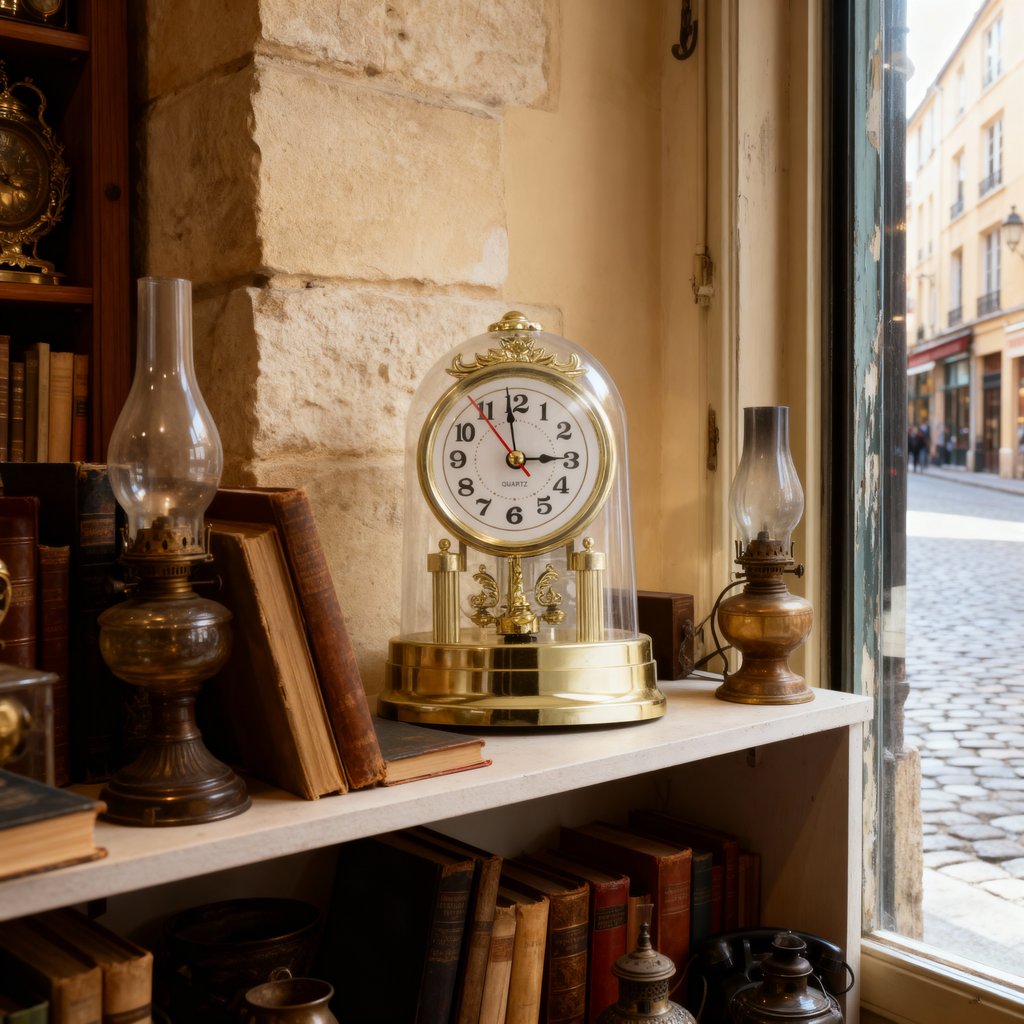 Horloge de Table – Design Rétro, Plastique Léger