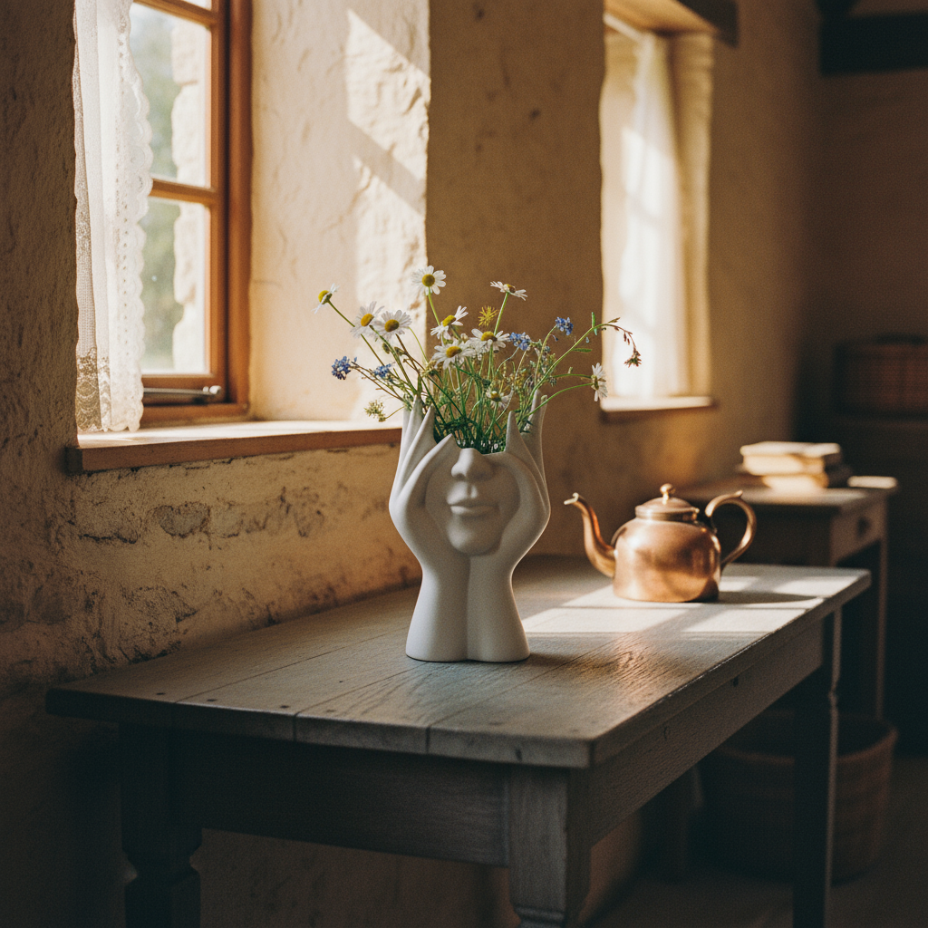 Support de Rangement en Forme de Visage pour Figurines – Vinyle