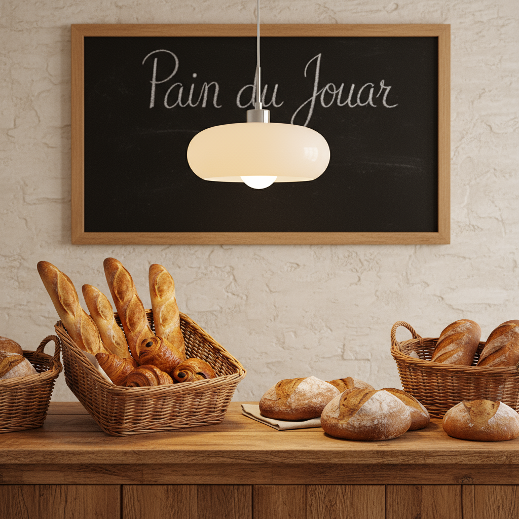 Suspension de plafond en verre – Design moderne