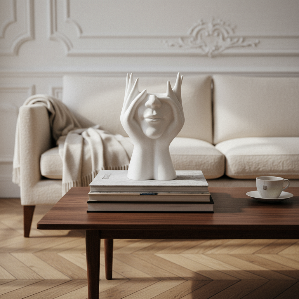 Support de Rangement en Forme de Visage pour Figurines – Vinyle