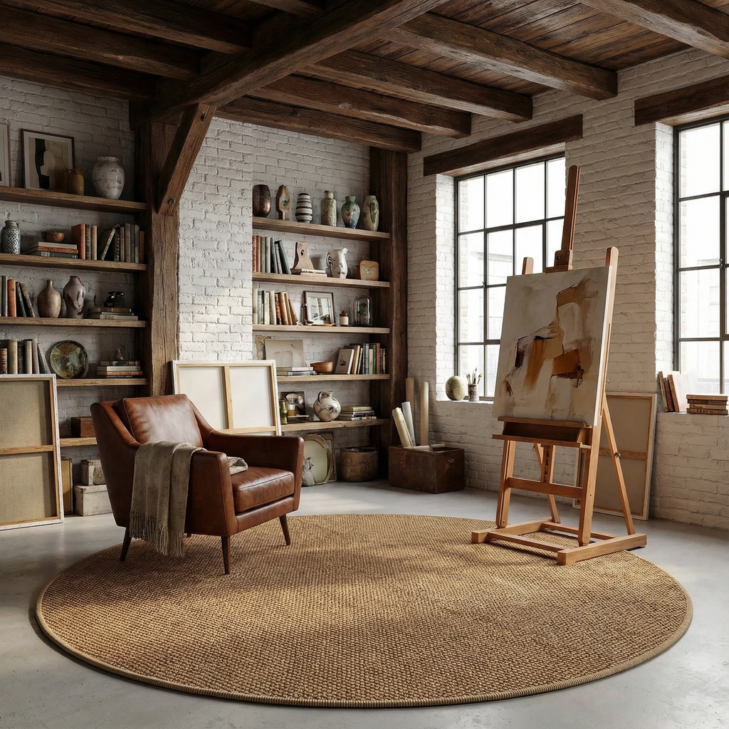 Tapis Rond Moderne Pour Salon