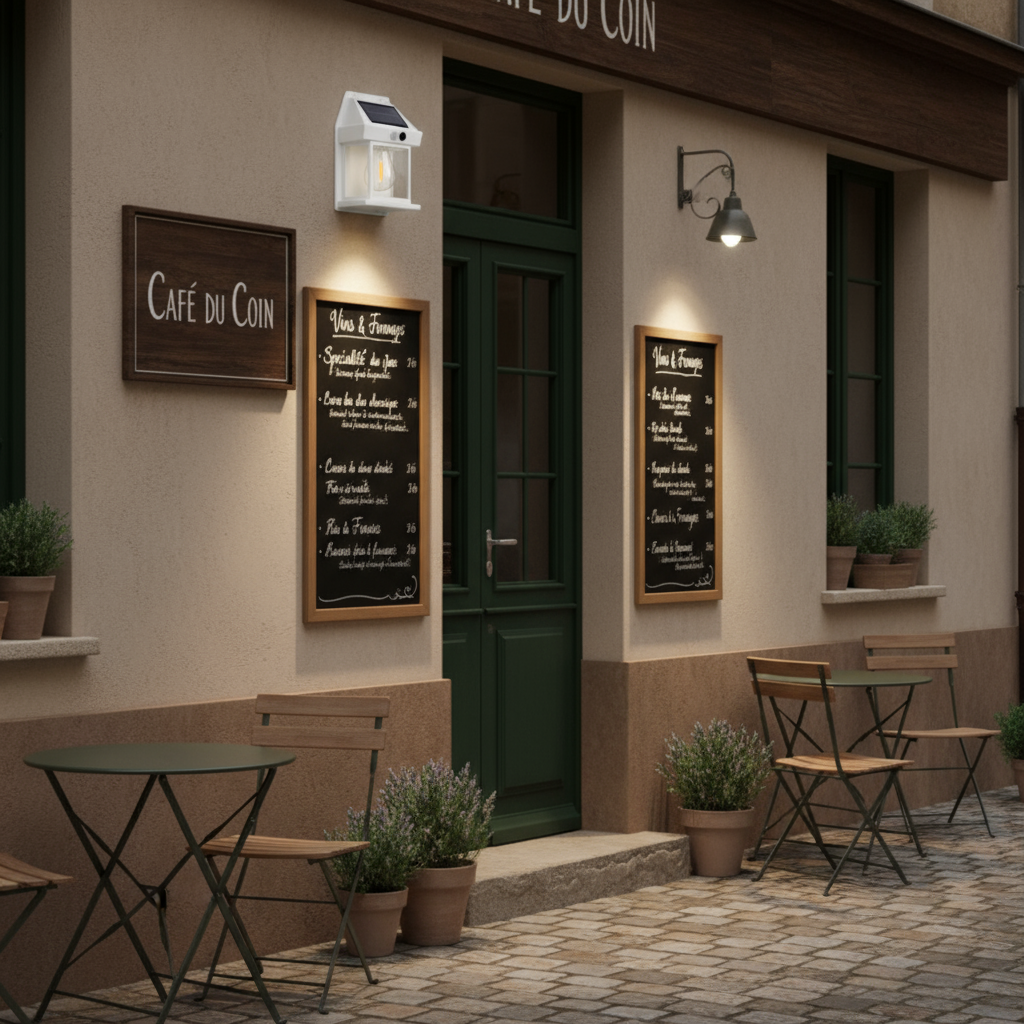 Applique Murale Solaire Extérieure avec Détecteur de Mouvement