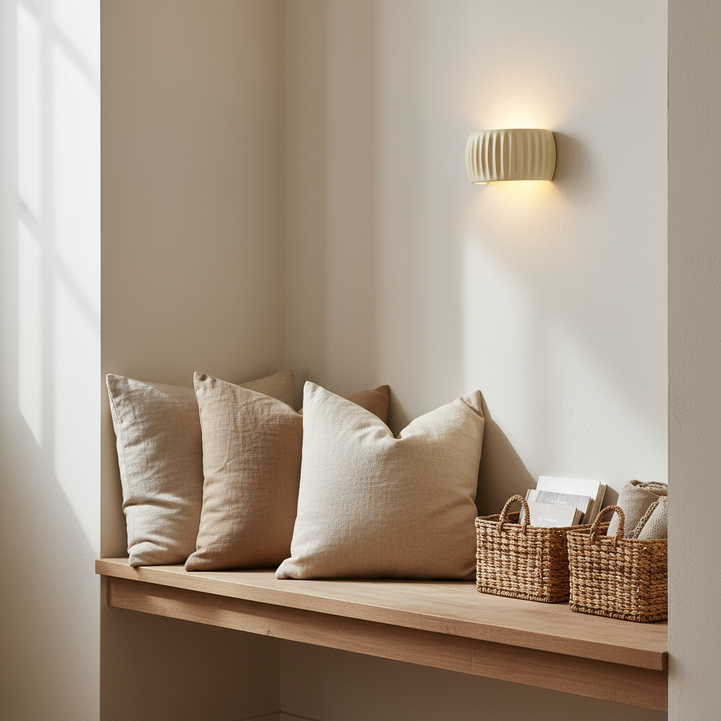 Applique Murale Beige Beige Beige | Marche Lino