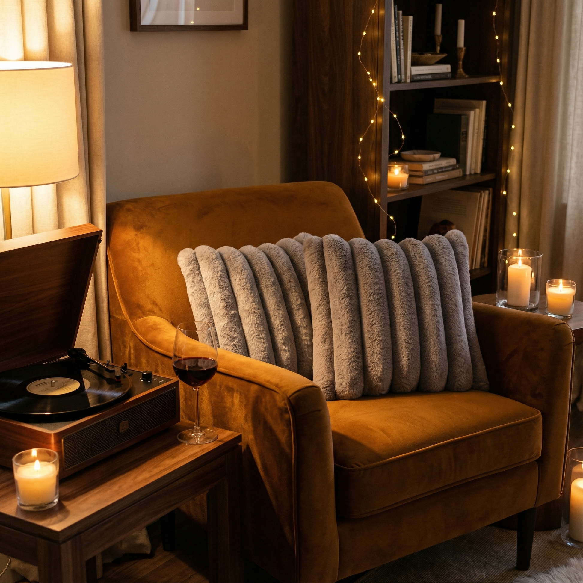 Housse de Coussin en Velours