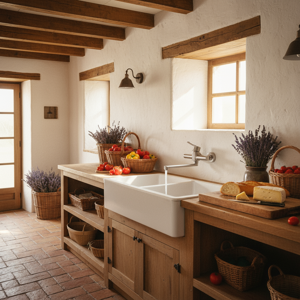 Mitigeur de Cuisine Mural en Acier Inoxydable – Finition Argentée