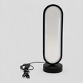 Moderne schwarze LED-Tischlampe aus Metall – USB-Stromversorgung
