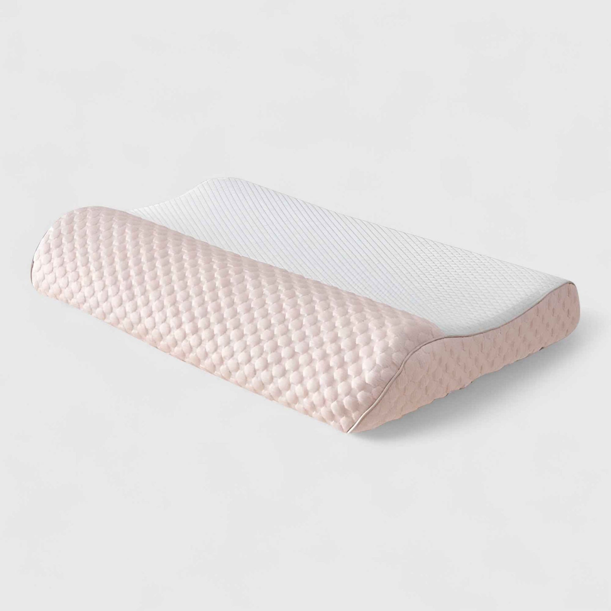 Coussins : Oreiller en Latex Naturel avec Housse en Coton dans Rose 40x60x8cm de Marche Lino