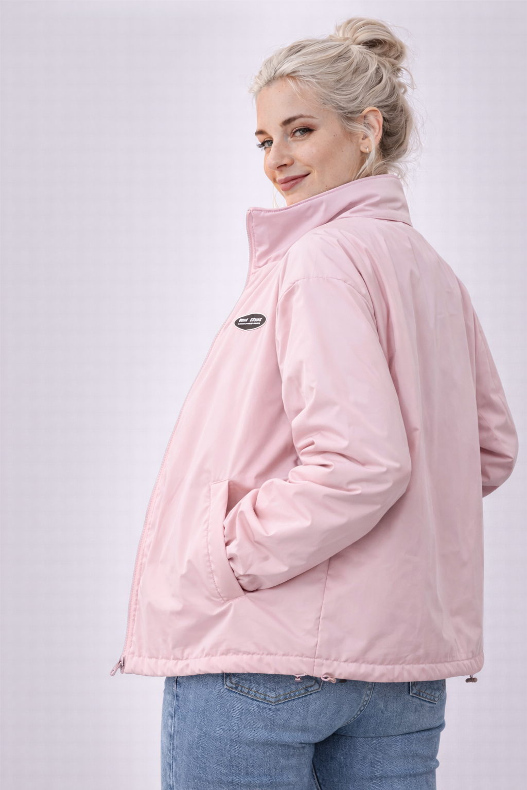 Chaqueta reversible 2 en 1 para mujer – ligera y cálida | impermeable casual primavera