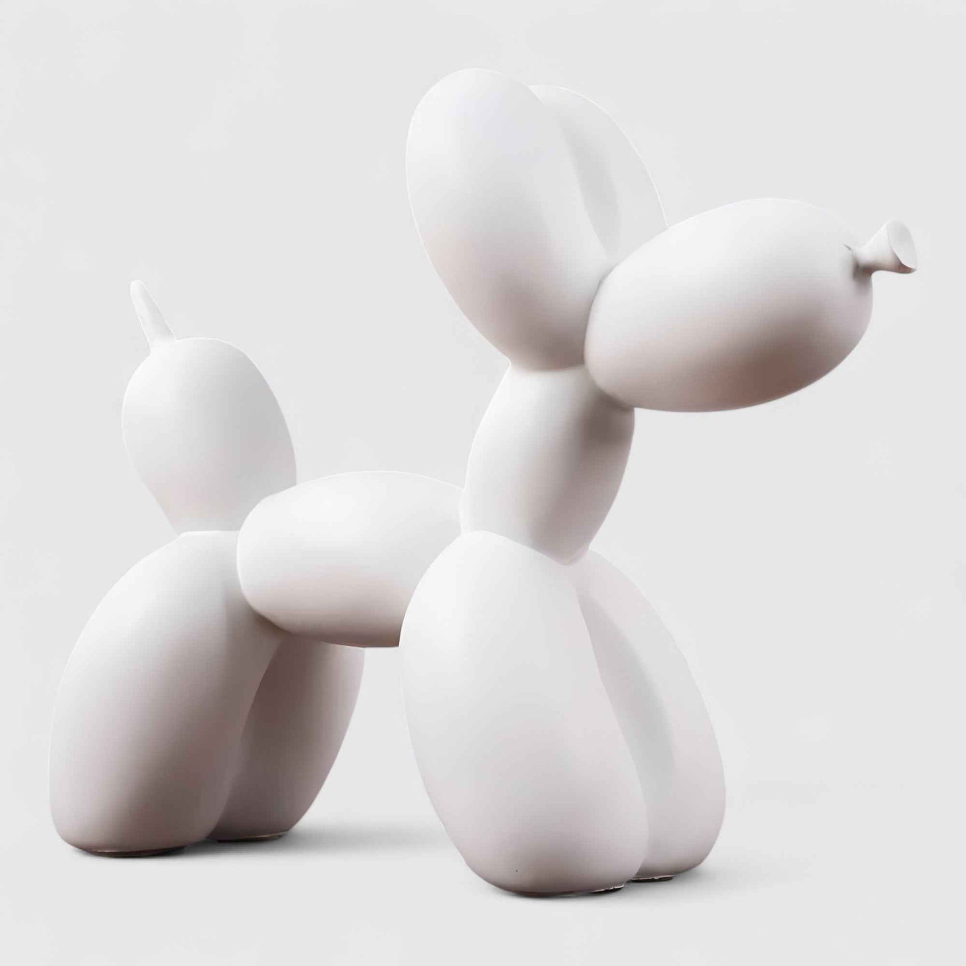 Statues et figurines : Décoration de Table Chien Ballon Résine Scandinave dans Blanc de Marche Lino