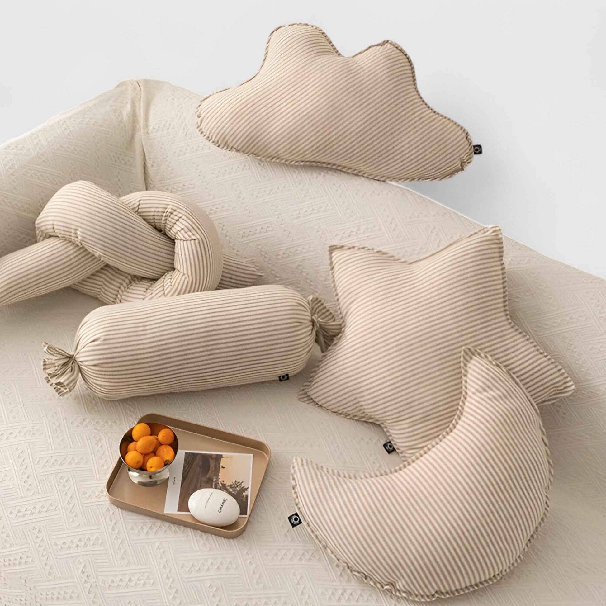 Literie : Oreiller Nuage Étoile Doux en Tissu - Confort Exceptionnel pour des Nuits Paisibles dans de Marche Lino