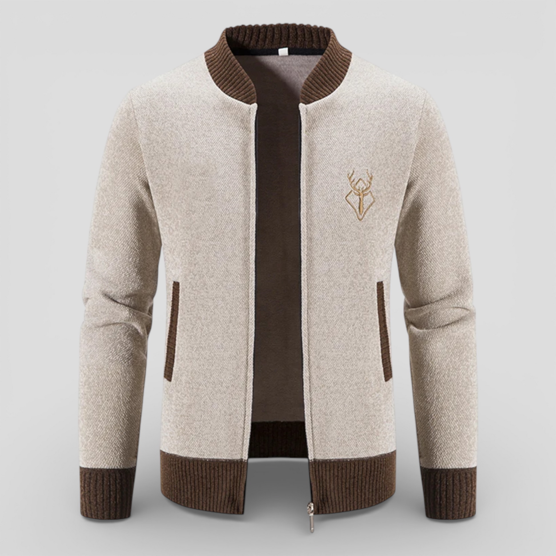 Cardigan Zippé Homme Pratique