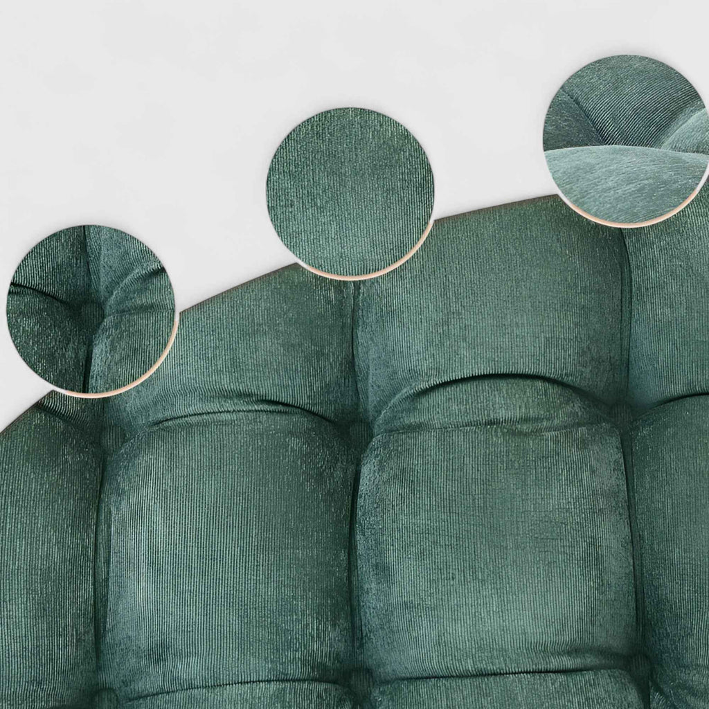 Coussins : Coussin de Sol Rond en Chenille Épais pour Méditation et Détente - Confort Optimal avec Coussin de Méditation en Chenille dans de Marche Lino
