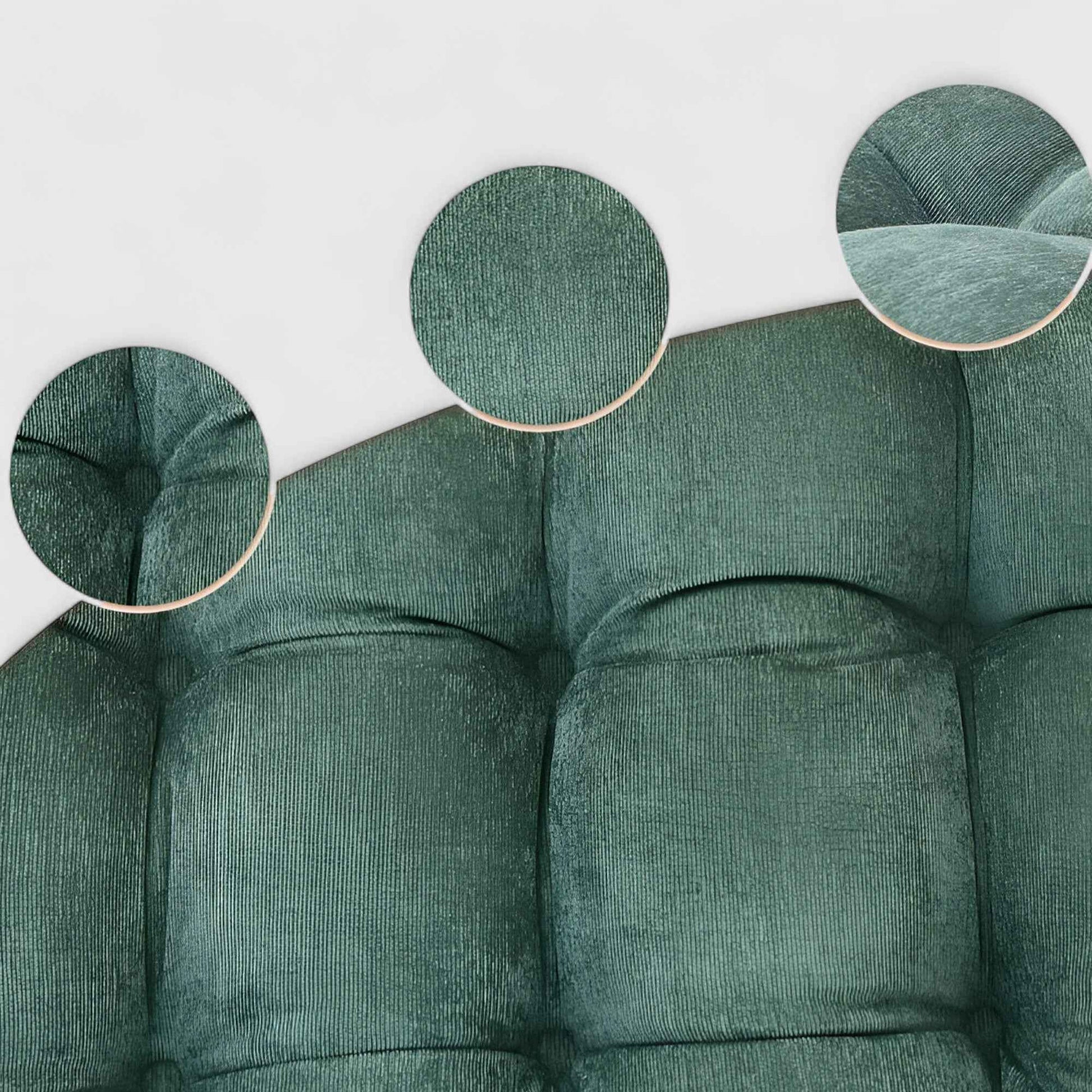 Coussins : Coussin de Sol Rond en Chenille Épais pour Méditation et Détente - Confort Optimal avec Coussin de Méditation en Chenille dans de Marche Lino