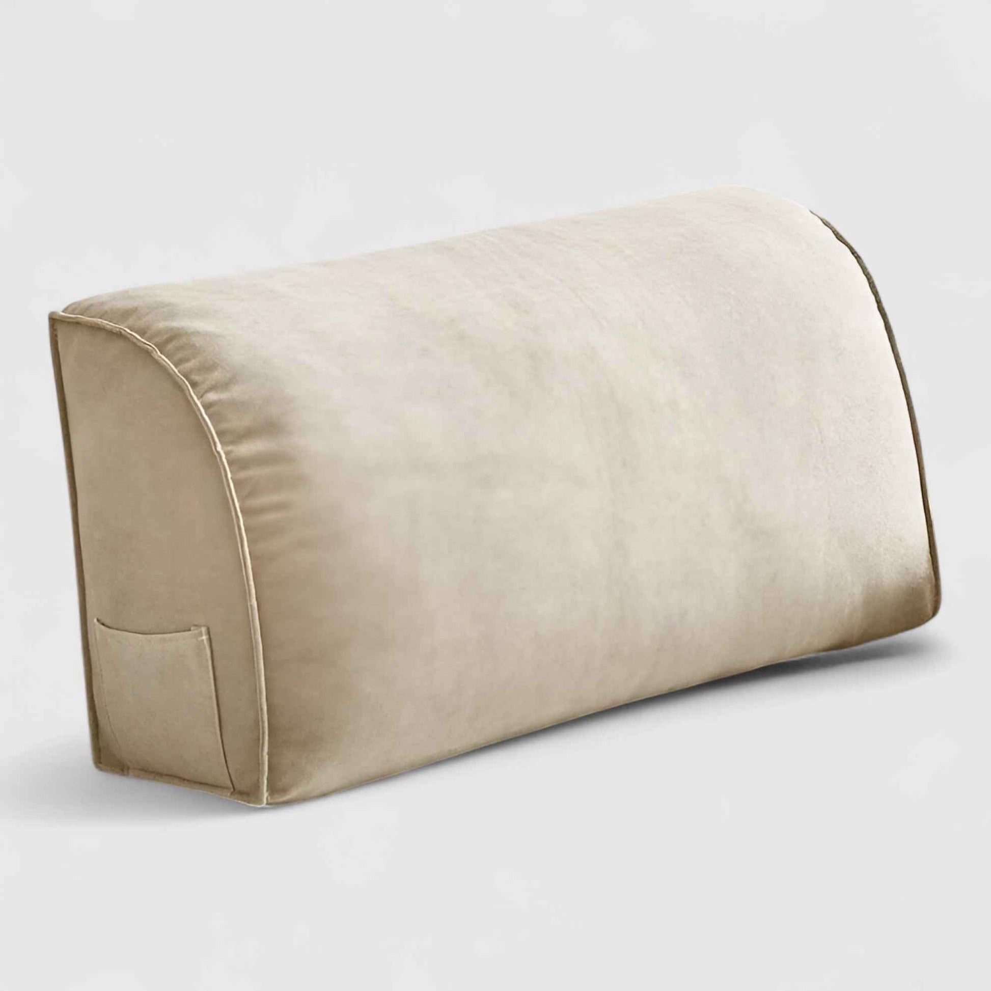 Coussins lombaires : Coussin Lombaire en Polyester – Coussin Lombaire Soutien Doux et Lavable dans Beige de Marche Lino