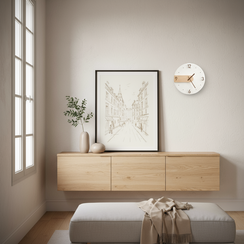 Watch Murale en Verre Acrylique – Style Moderne et Élégant