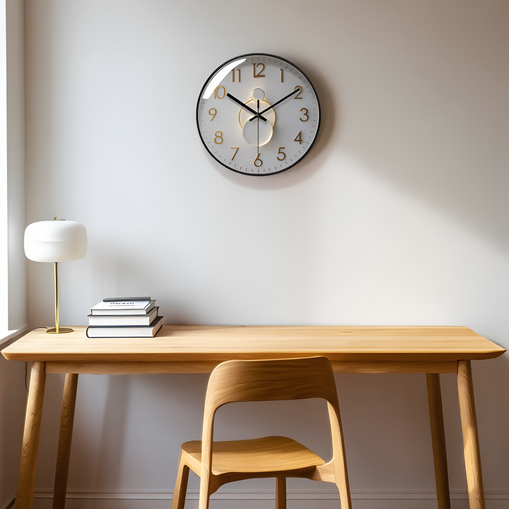 Horloge Murale Moderne Silencieuse – 12 Pouces