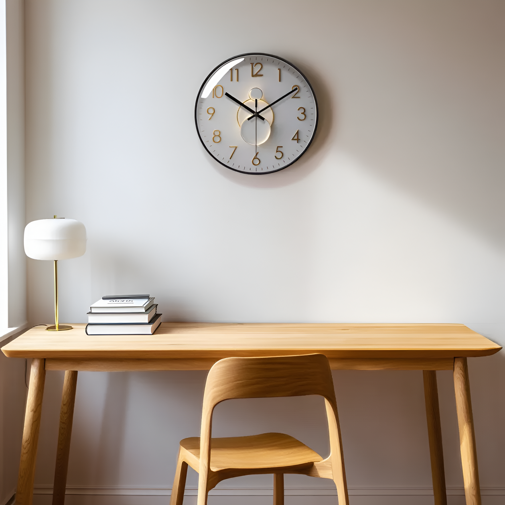 Horloge Murale Moderne Silencieuse – 12 Pouces