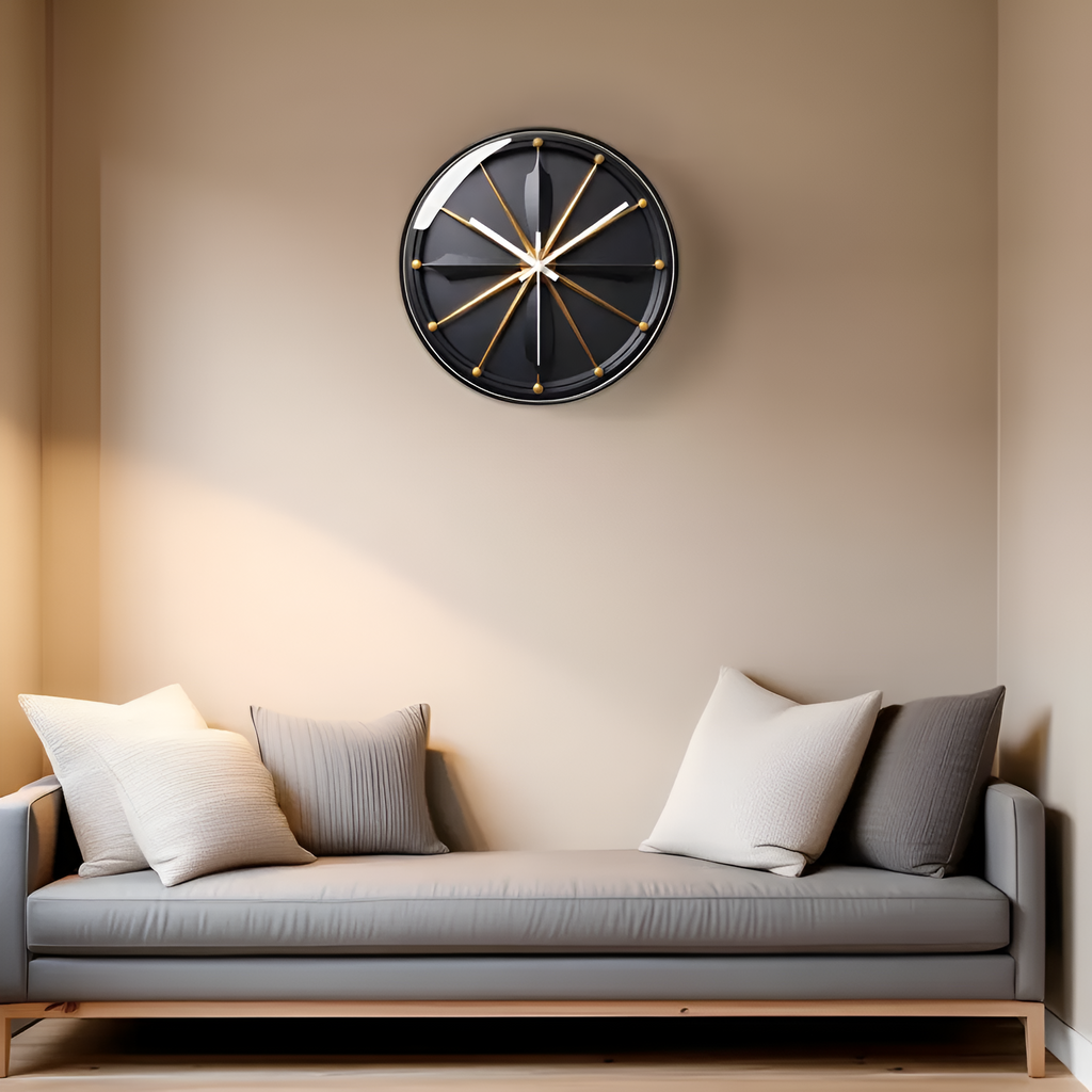 Horloge Murale Silencieuse au Design Élégant
