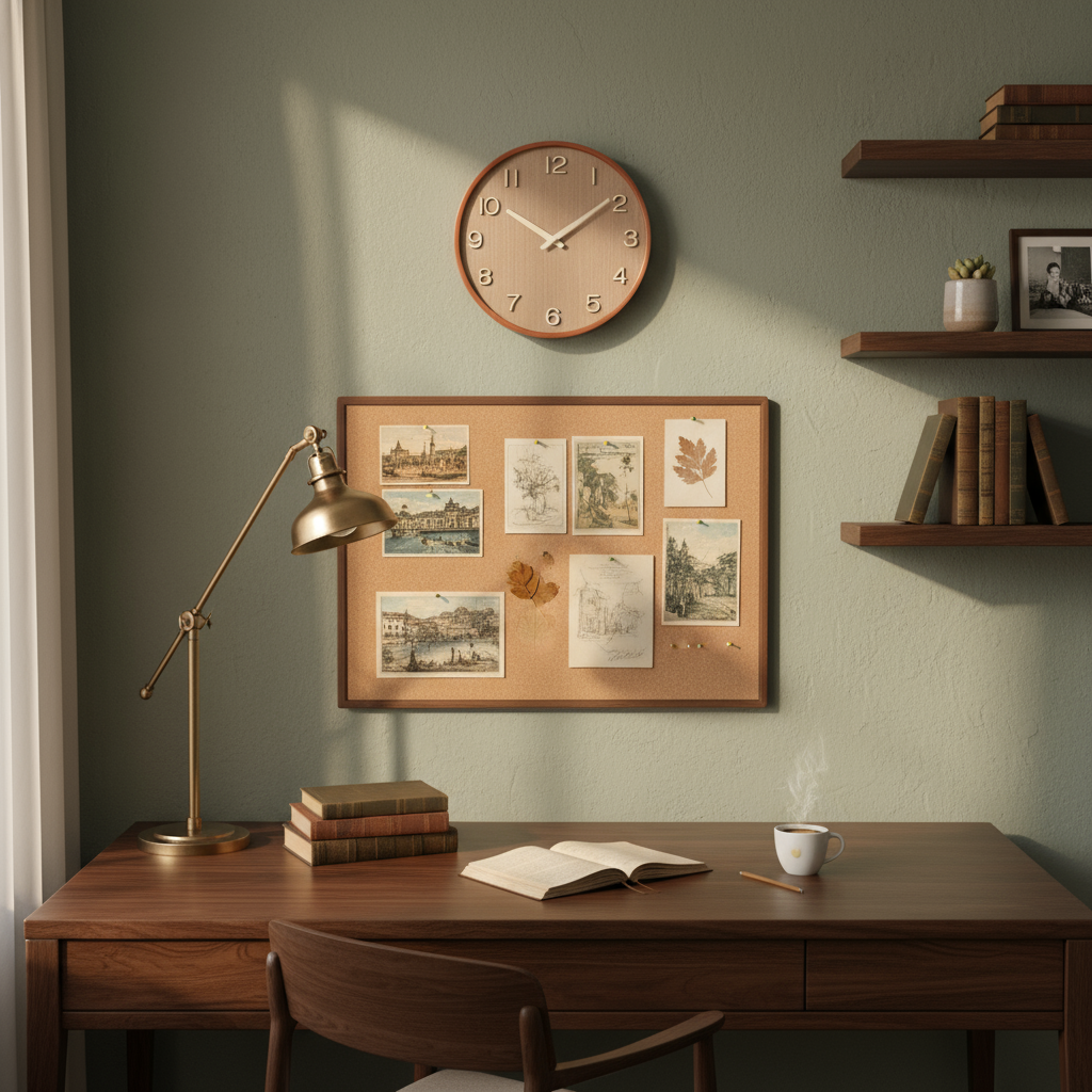 Horloge Murale Rétro en Bois – Style Vintage