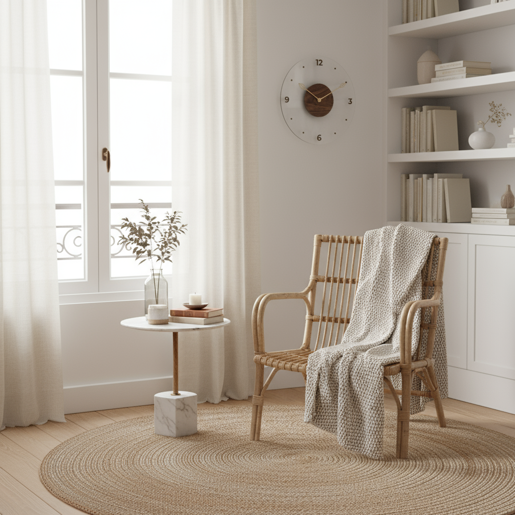 Watch Murale Minimaliste en Bois – Style Épuré